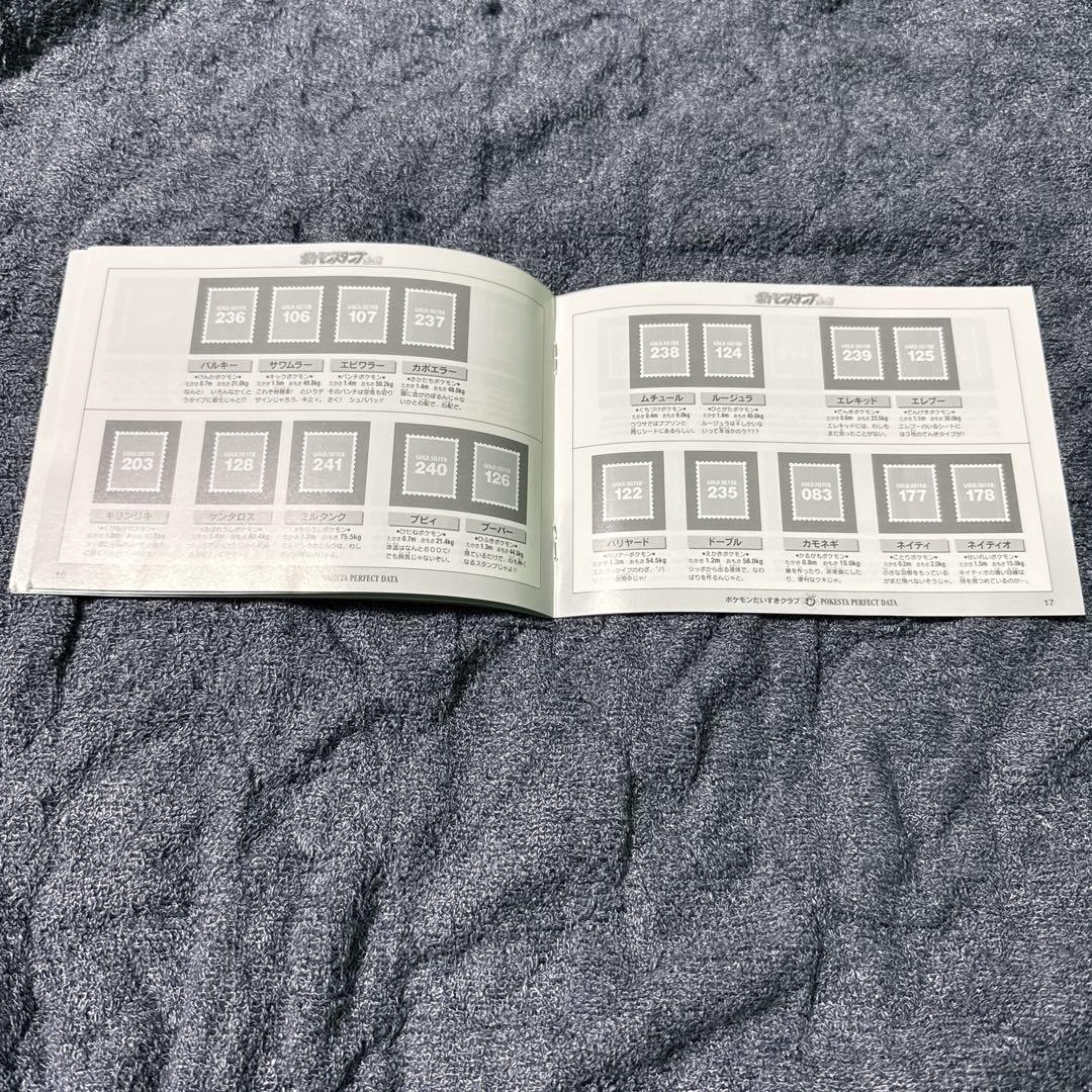 Pokémon Stamp Gold Silver Stockbook (Unused)