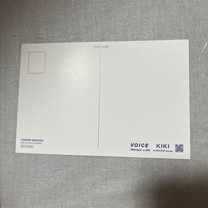 Voice New Type No.60 Masuda Toshiaki  Cutout  With Postcard