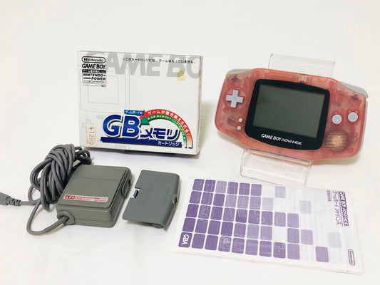 Game Boy Advance Milky Pink GBA Instruction Manual Included