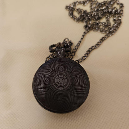 Unused item Blue Crow Design Pocket Watch Mini Watch Quartz Watch