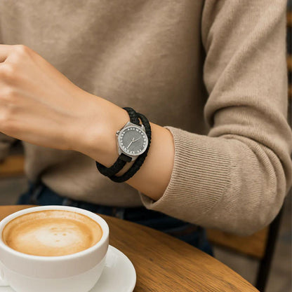 Unused Item Italian Baci Milano Black Accessory Watch