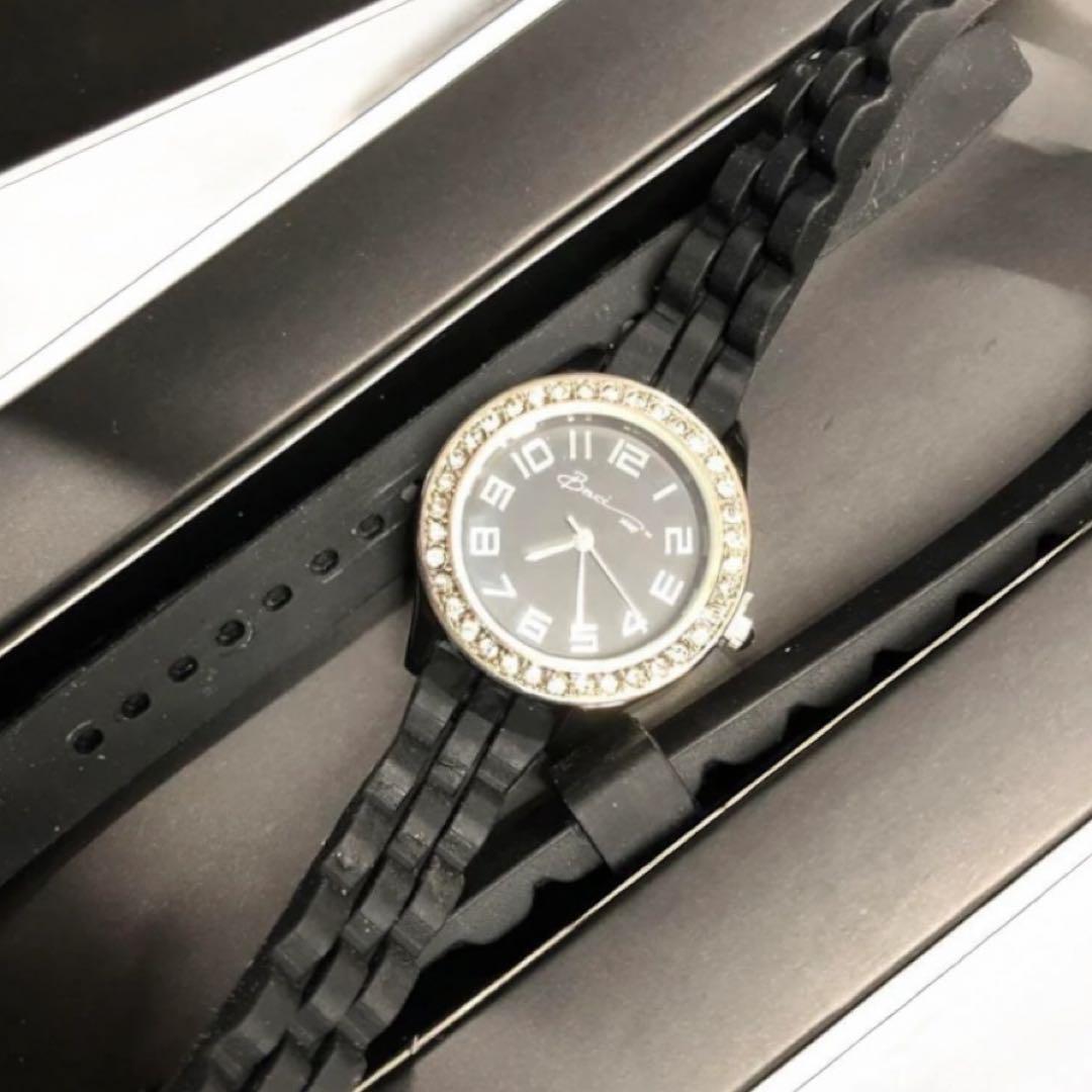 Unused Item Italian Baci Milano Black Accessory Watch