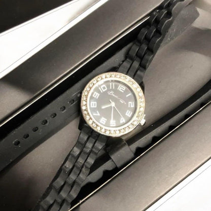 Unused Item Italian Baci Milano Black Accessory Watch