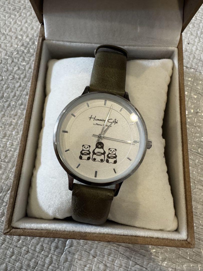 Limited Edition Suica Penguin Panda Watch Olive Green