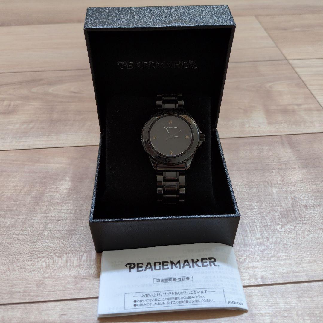 PEACEMAKER Black Analog Watch