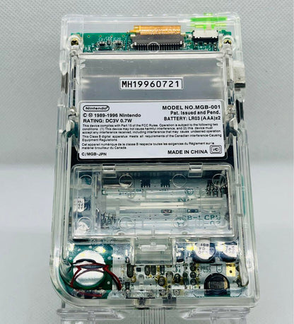 Game Boy Pocket IPS Clear+Green Custom