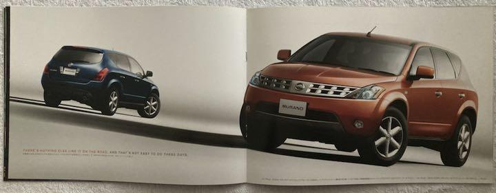 Nissan Murano Catalog with Option Catalog