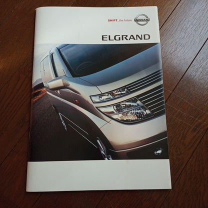 Nissan Elgrand (E51 Type Pre-Facelift) Catalog Set
