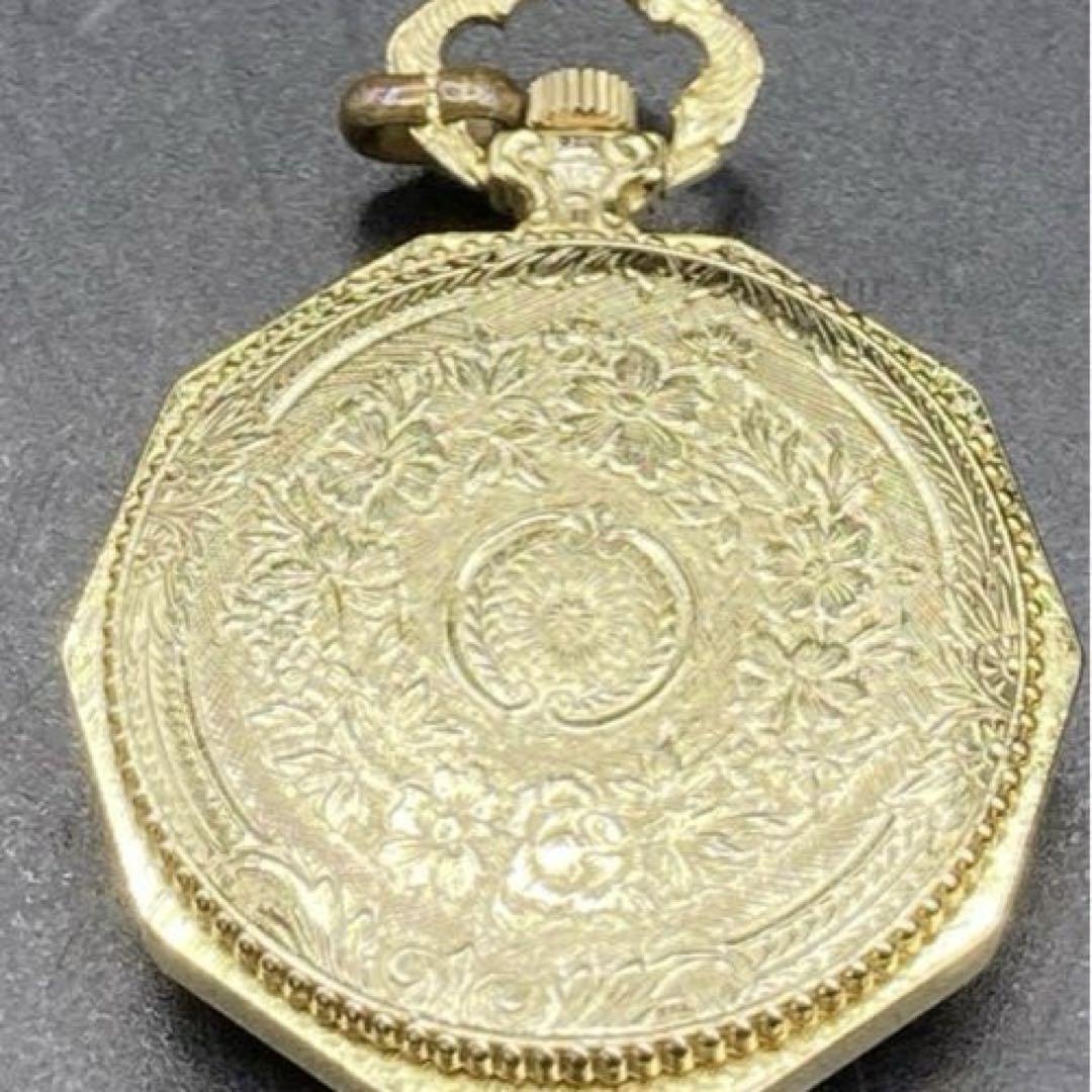 BVLER Hand-Wound Gold-Engraved Pocket Watch
