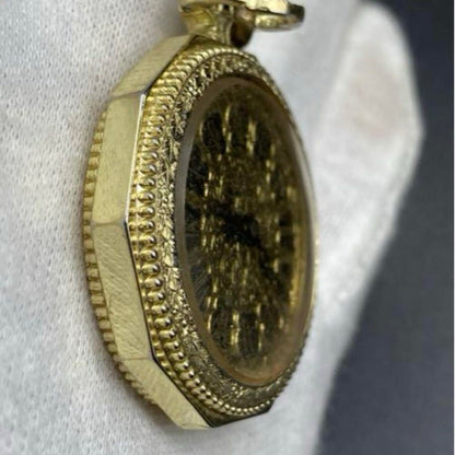 BVLER Hand-Wound Gold-Engraved Pocket Watch