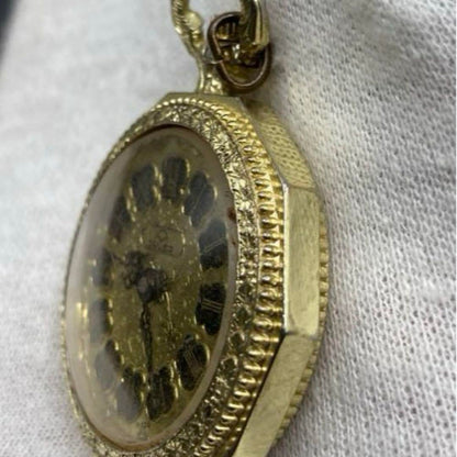 BVLER Hand-Wound Gold-Engraved Pocket Watch