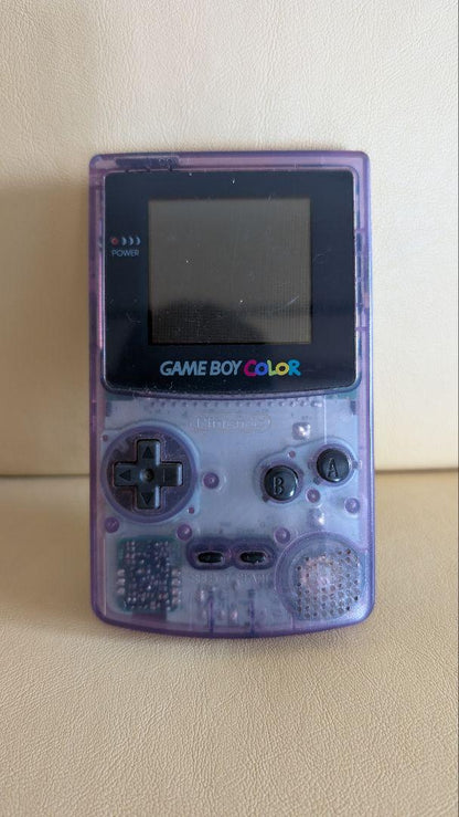 Game Boy Color Clear Purple Body Pokemon Yellow Bonus - Like New