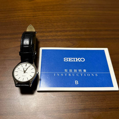 SEIKO DOLCE Analog Leather Black Watch