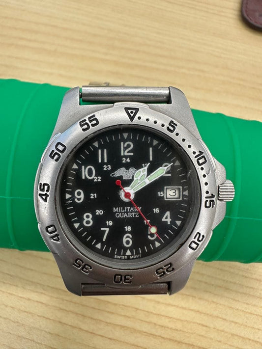 MILITARY Quartz Watch Black