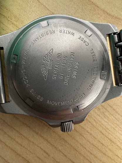 MILITARY Quartz Watch Black