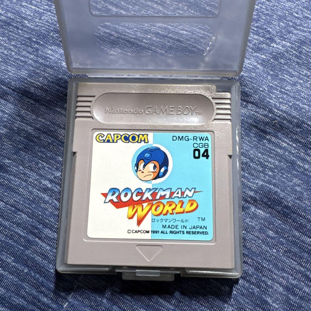 CAPCOM ROCKMAN WORLD Game Boy Software