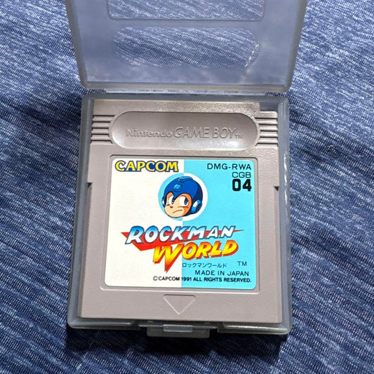 CAPCOM ROCKMAN WORLD Game Boy Software