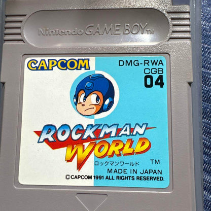 CAPCOM ROCKMAN WORLD Game Boy Software