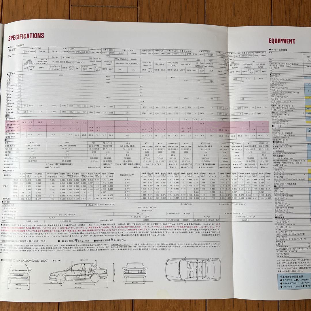 Mitsubishi LANCER Lancer Catalog Set