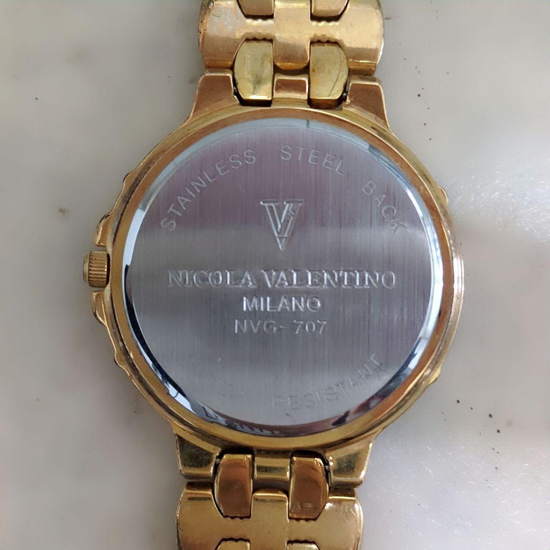 NICOLA VALENTINO MILANO Gold-Tone Stainless Steel Quartz Watch