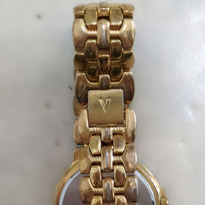 NICOLA VALENTINO MILANO Gold-Tone Stainless Steel Quartz Watch