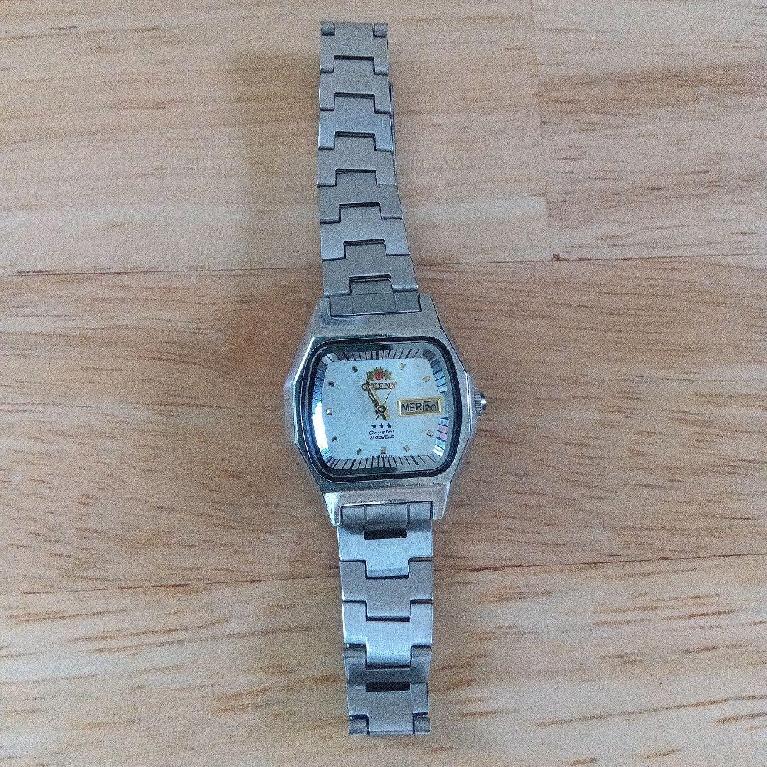 Orient Analog Quartz Watch Silver