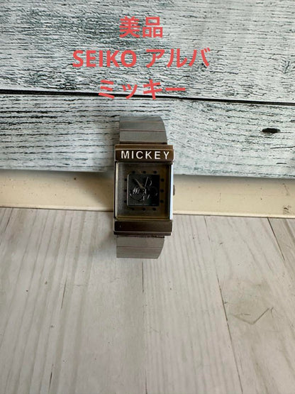 Beautiful Condition Seiko SEIKO Disney Mickey Antique Watch