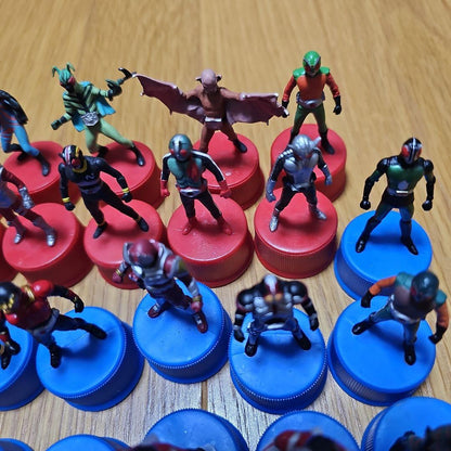 Masked Rider Bottle Cap Set of 39