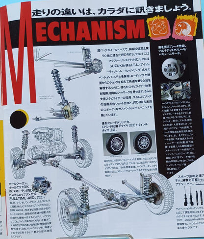 Beautiful Condition 1988 "WORKS" 3rd Generation Suzuki Alto Catalog