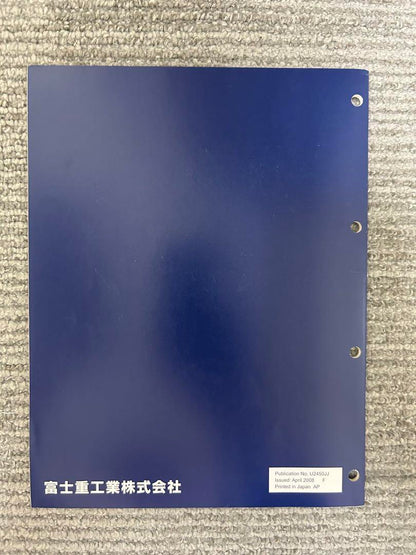 SUBARU BP BL Legacy New Car Explanation Book