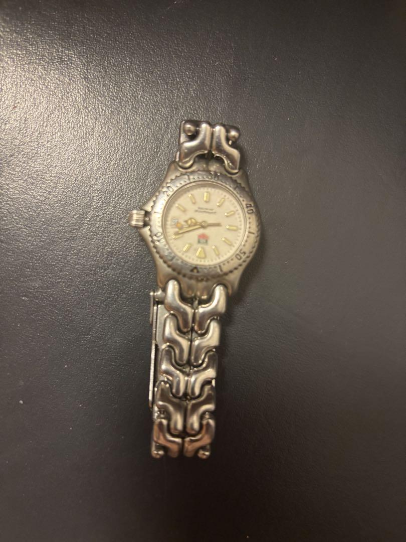 Silver Wound Watch Chain Bangle