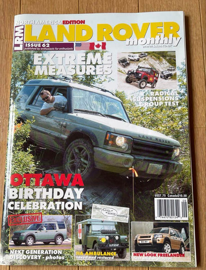 LAND ROVER Monthly LRM Land Rover Magazine English Book
