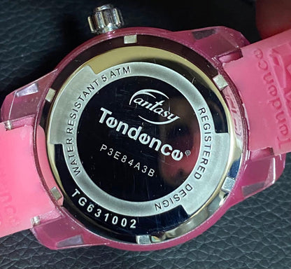 Tendence Fantasy Pink Watch Available for Immediate Use.
