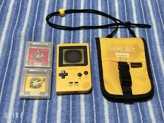Used Game Boy Pocket Yellow Pocket Monsters Red & Pikachu Edition