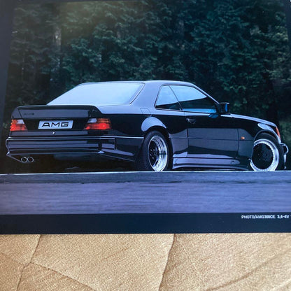 Mercedes Benz AMG Coupe Widebody Poster Pamphlet