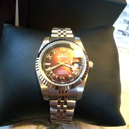 TECHNOS Beautiful Bezel, Women's Watch with Colorful Dial, Battery Replaced on May 23rd