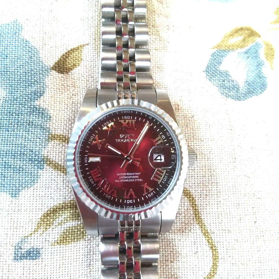 TECHNOS Beautiful Bezel, Women's Watch with Colorful Dial, Battery Replaced on May 23rd
