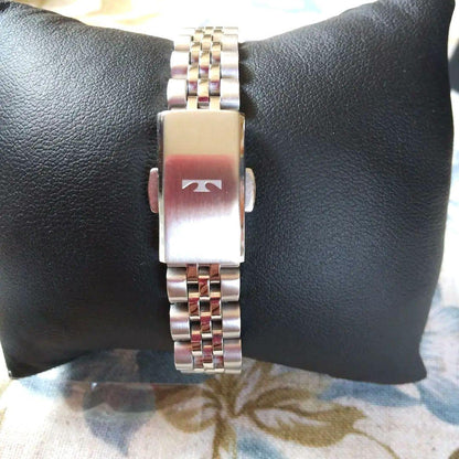 TECHNOS Beautiful Bezel, Women's Watch with Colorful Dial, Battery Replaced on May 23rd