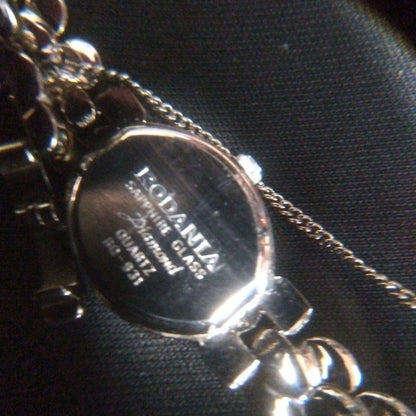 Rodania Winding Watch White Dial Metal and Leather Band