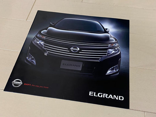 Nissan Elgrand E52 Series Pre-Release Catalog 2010