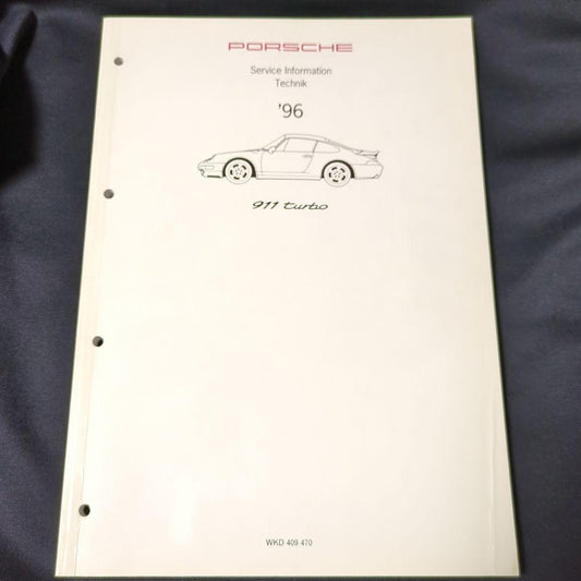 Porsche 993 Turbo Service Information Technik Book