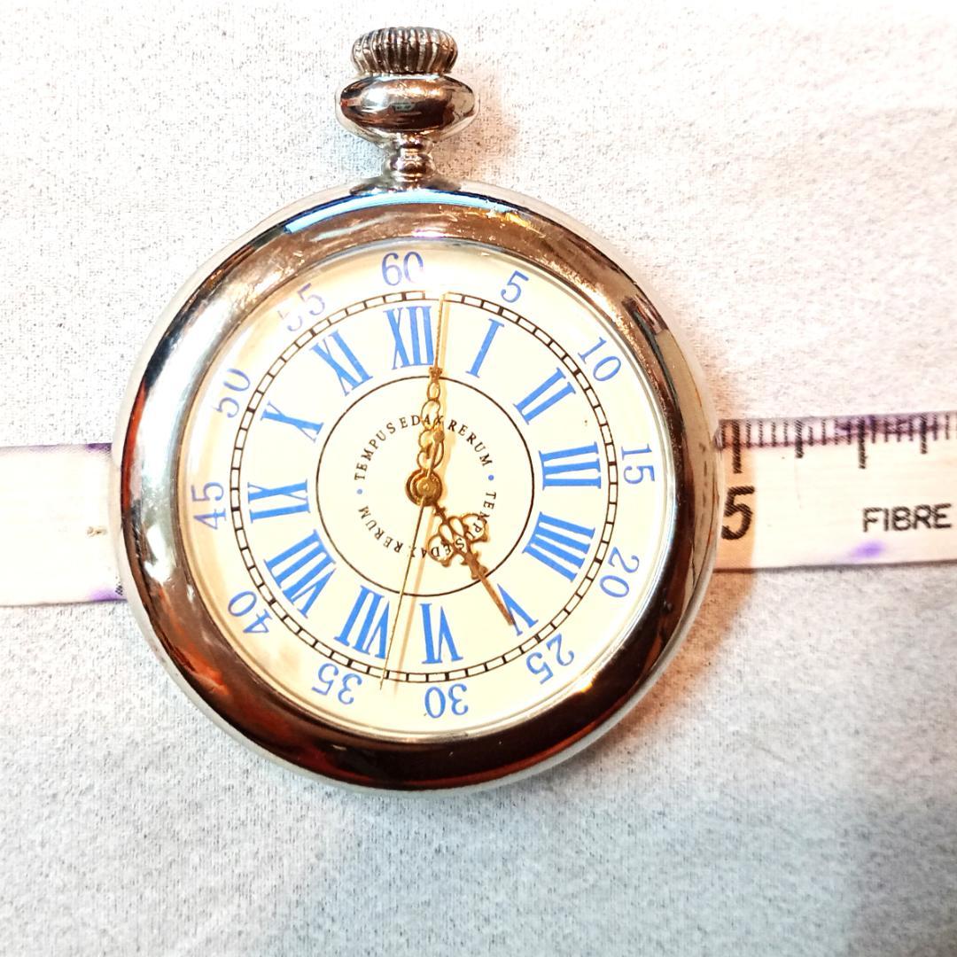 【Operational Product】Tempus edax rerum Pocket Watch Quartz Roman Numerals