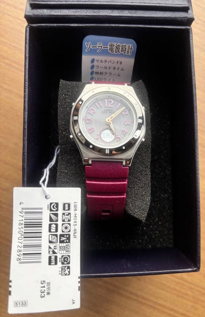 [Unused] Casio LWA-M143-4AJF Women Solar Wave Watch