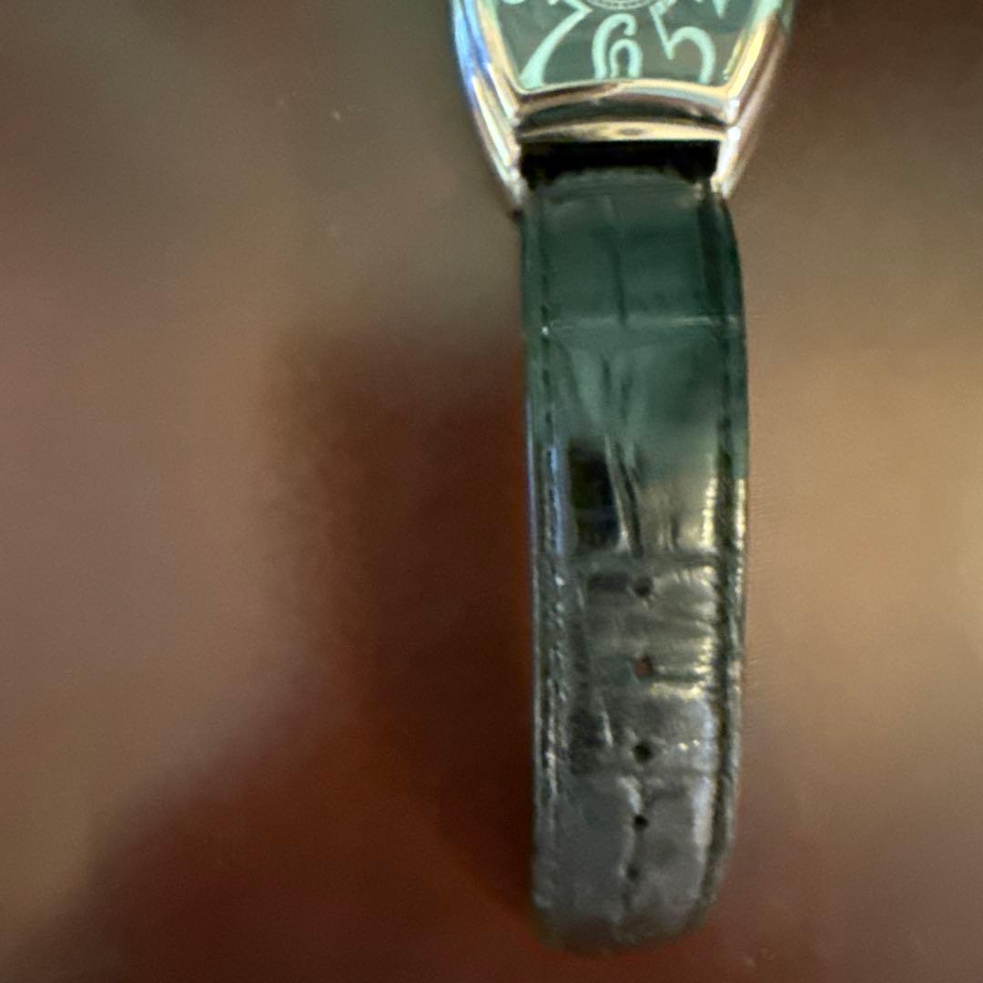 Automatic Winding Watch Skeleton Design Black Leather