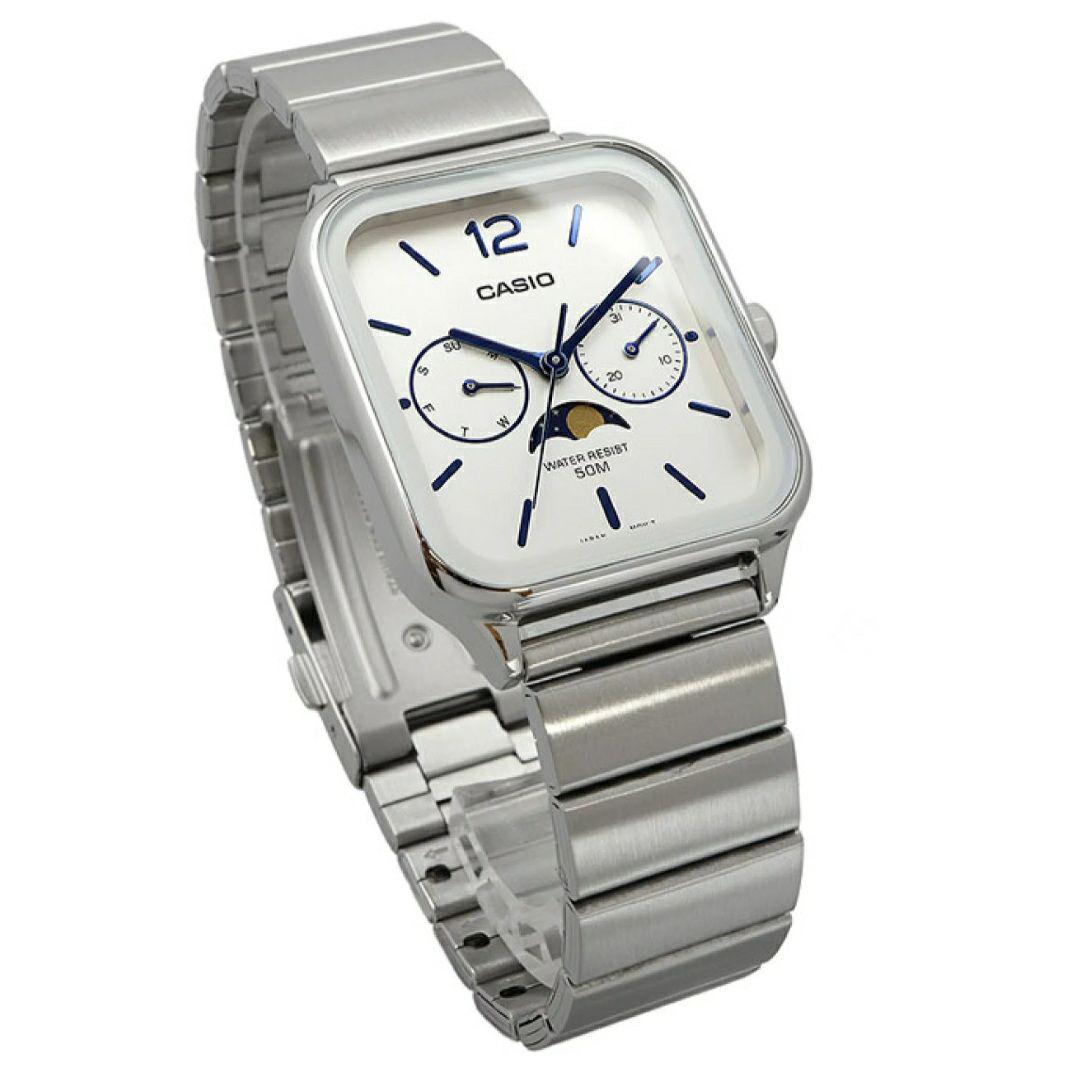 New MTP-M305D Stainless Steel Moon Phase CASIO Watch