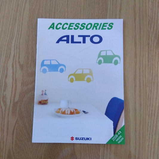 Suzuki Alto Accessory Catalog 2006
