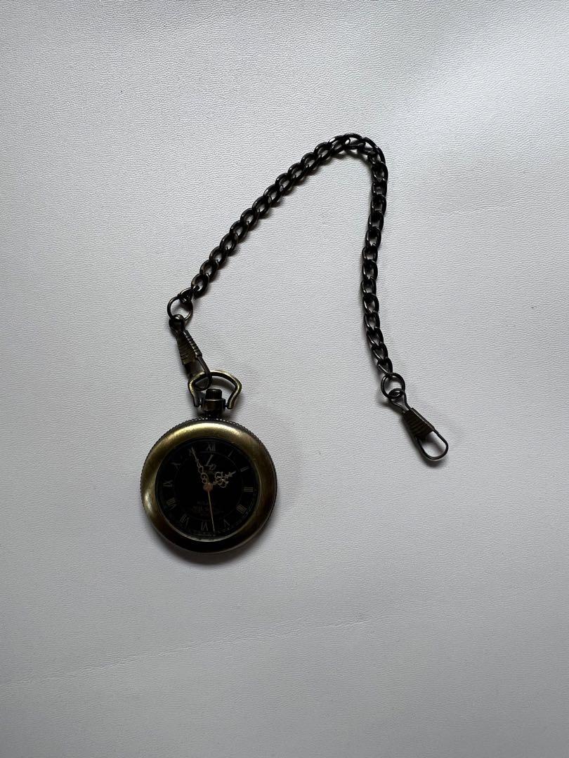 Pocket Watch Quartz Movement Working Condition Battery Included