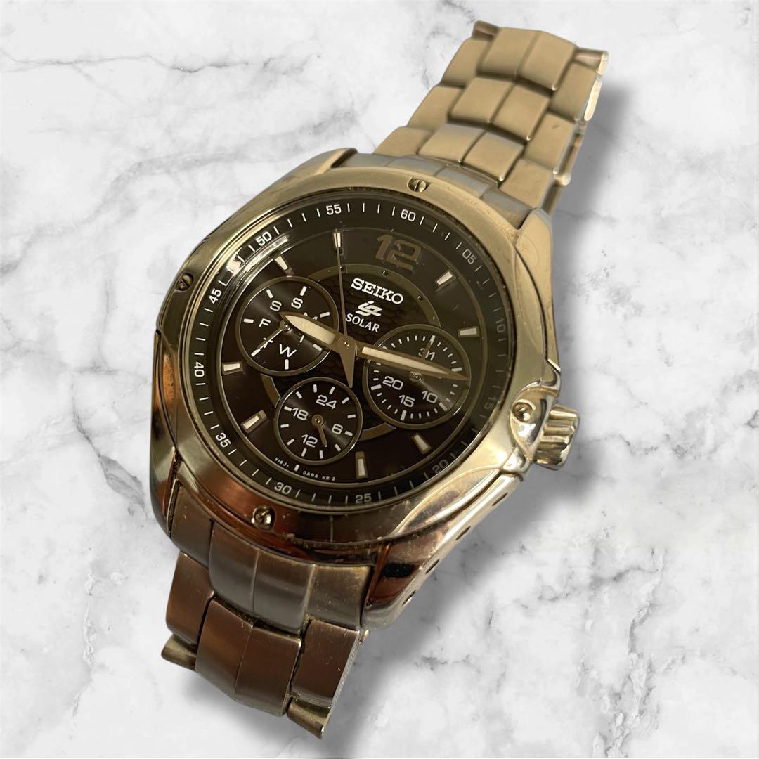 Seiko Solar Black Watch
