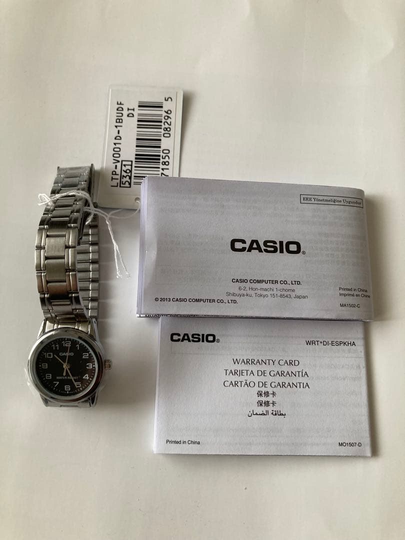New Unworn CASIO LTP-V001D-1BUDF Watch