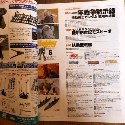 Monthly Hobby Japan 2007 January-June, 6 volumes